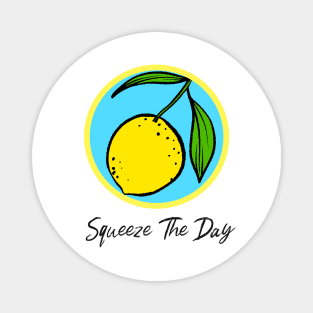 Funny Food Quotes Lemons Squeeze The Day Magnet